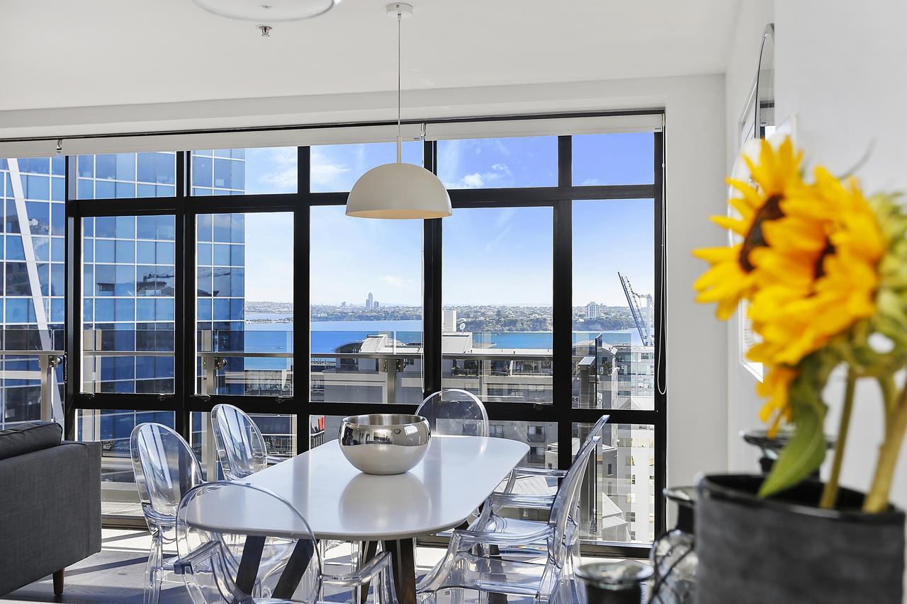 Central 12Th Floor Apt With City & Harbour Views Auckland Extérieur photo